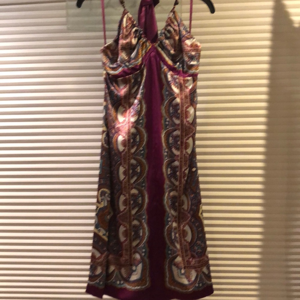 Nicole Miller satin dress